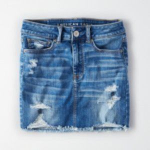 American Eagle High-Waisted Jean Skirt